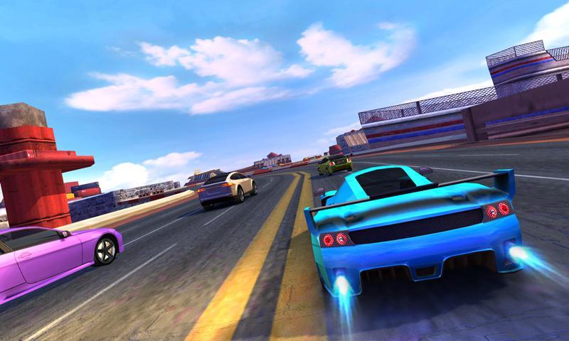 Cruises Track City Car Driving