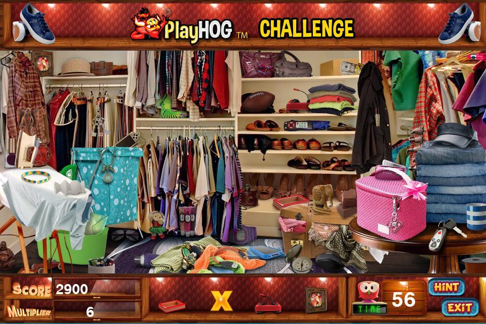 Challenge #91 Walk In Closet Hidden Objects Games