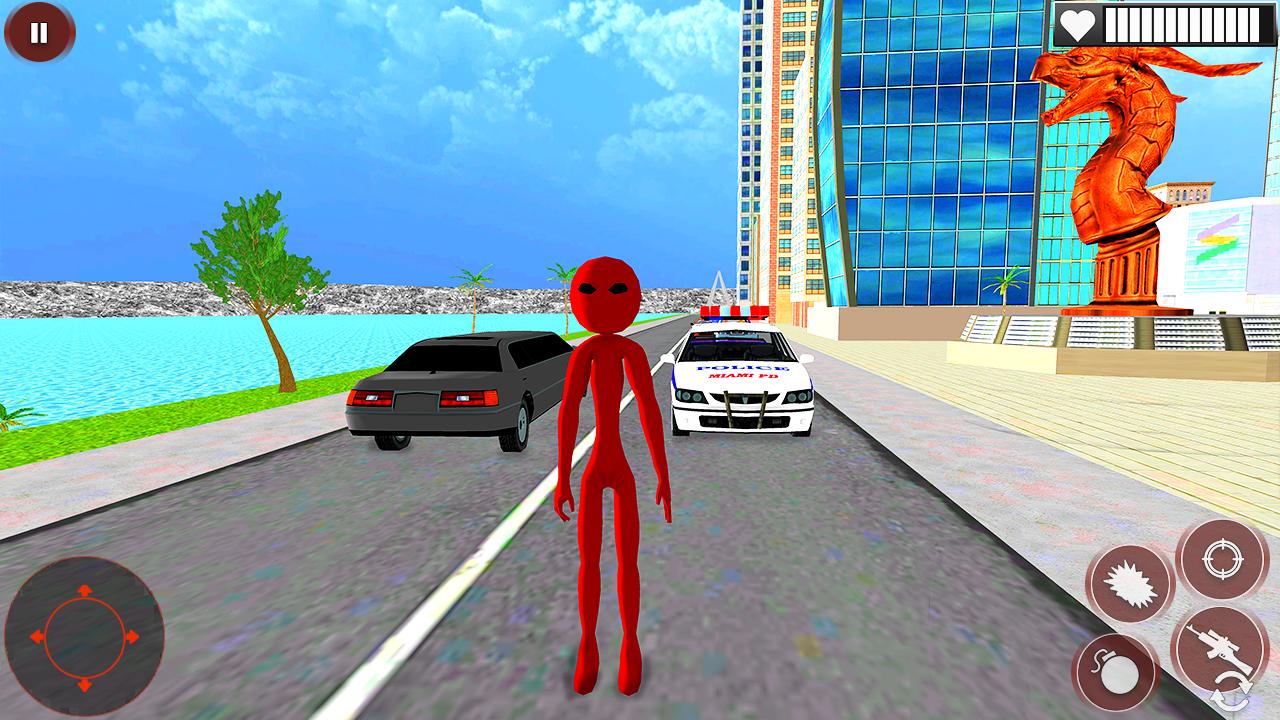 Stickman Monster Rope Hero: Ci