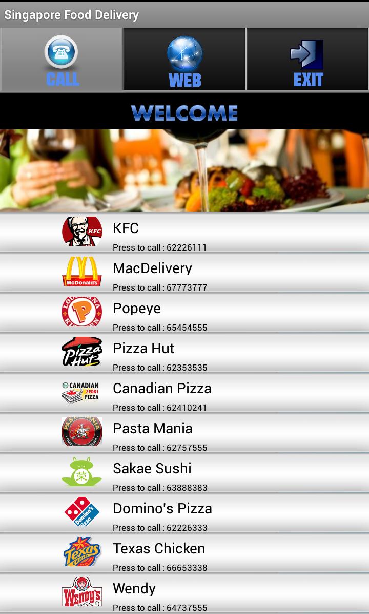 Singapore Food Delivery