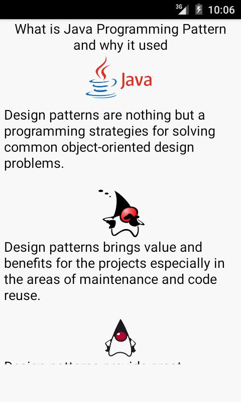 Java Programming Patterns