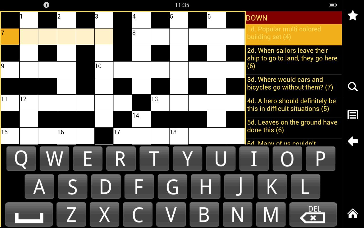 Kids Crossword Puzzles FREE