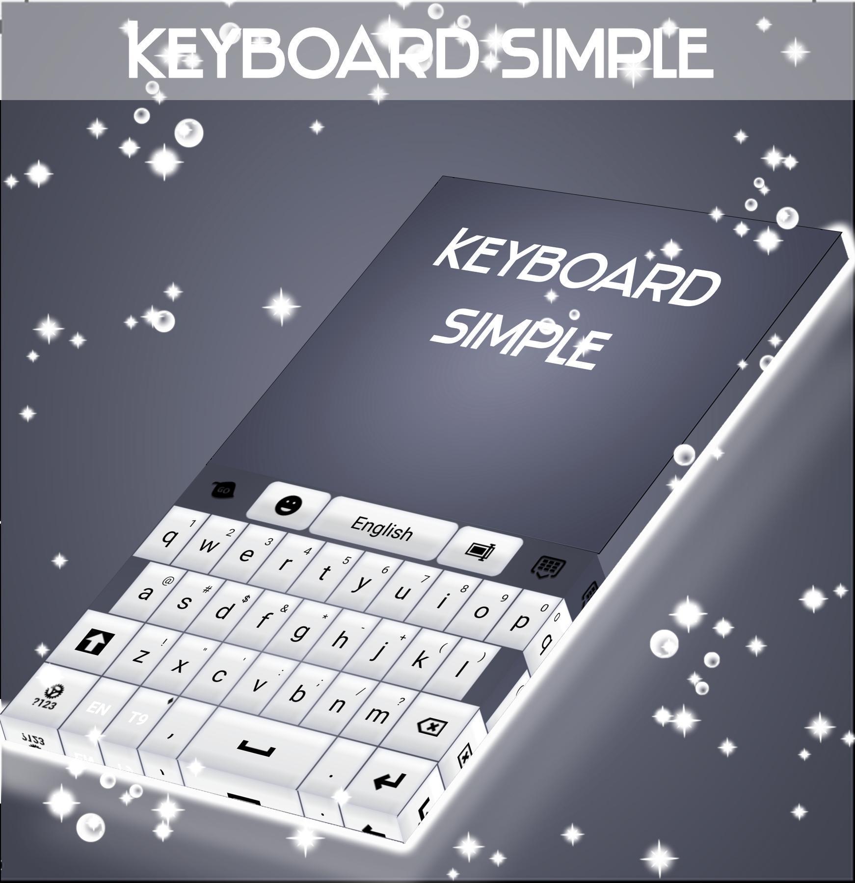Simple White Keyboard Theme