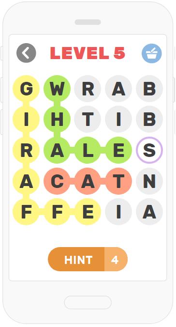 Search between letters