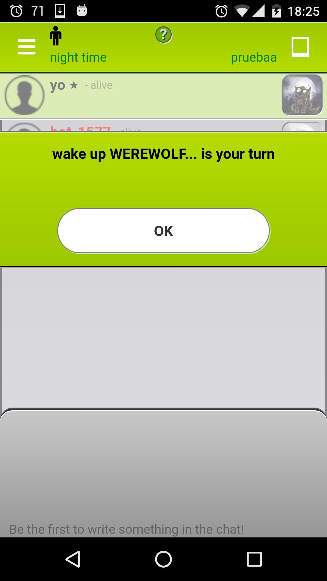 Werewolf game card online (SmallTown)