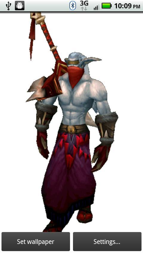 Night Elf WoW Live Wallpaper