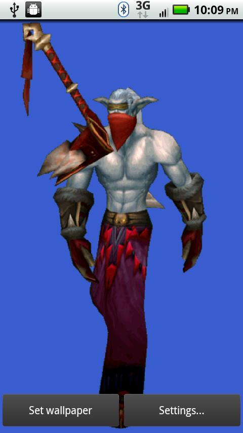 Night Elf WoW Live Wallpaper