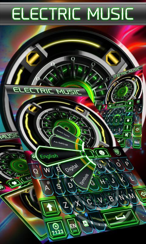 Electric Music Keyboard Theme