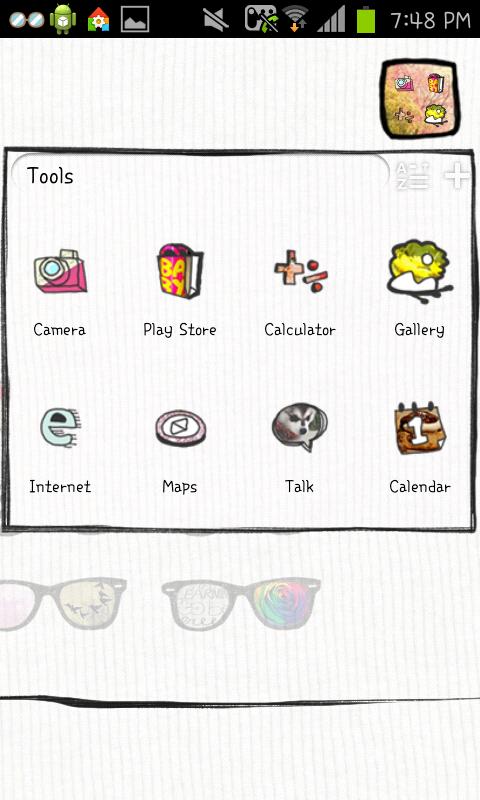 Sometimes GO launcher theme