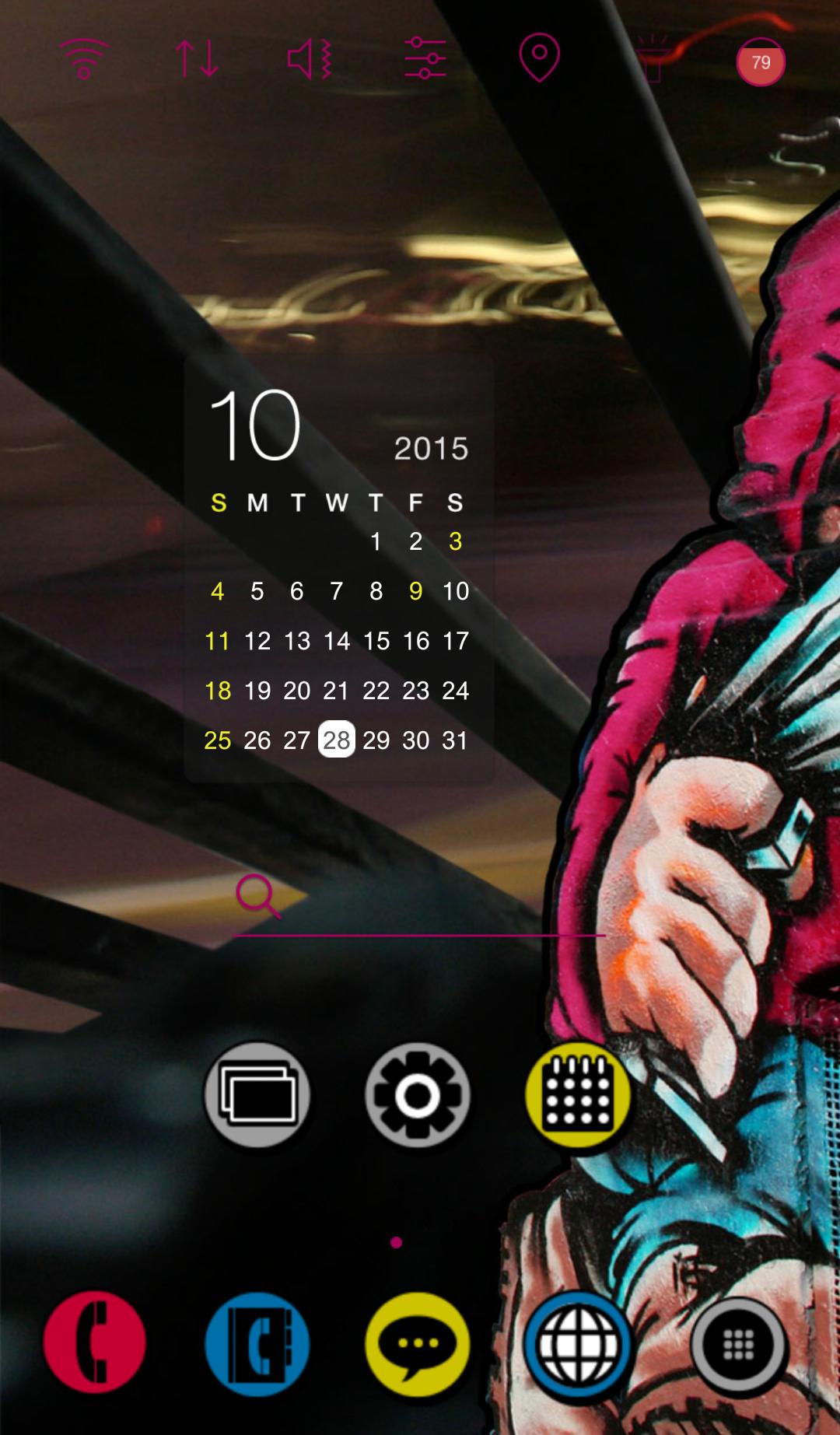 Cool Graffiti Launcher Theme