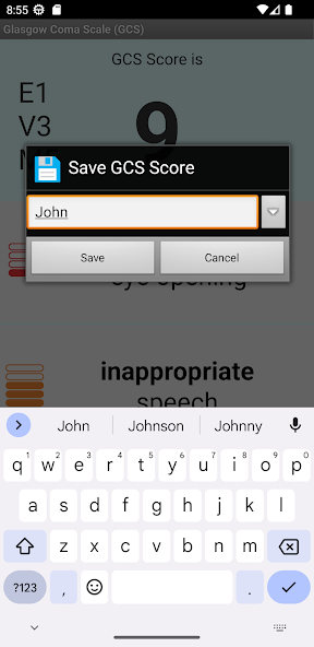 Glasgow Coma Scale (GCS)