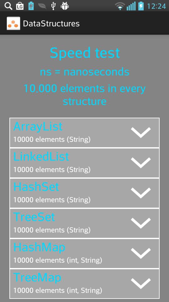 Data Structures Speed Test