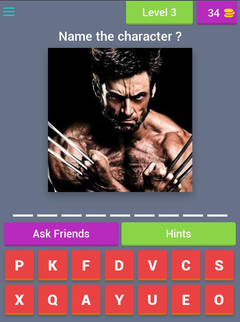 All Marvel characters