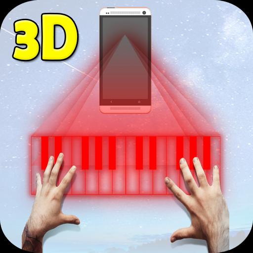 Piano Projector Hologram Prank