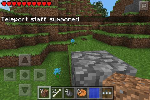 Teleport Staff mod McPe