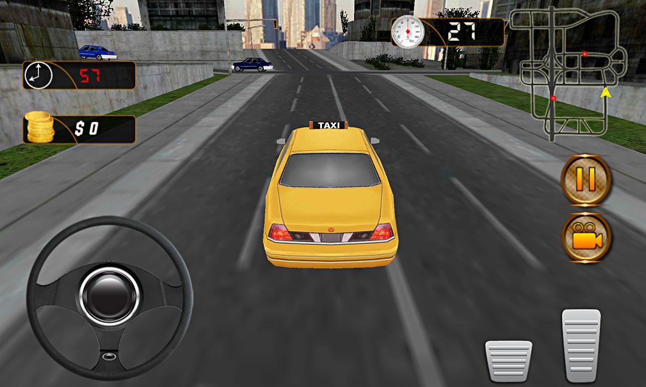 Real Taxi Driver Simulator 3D