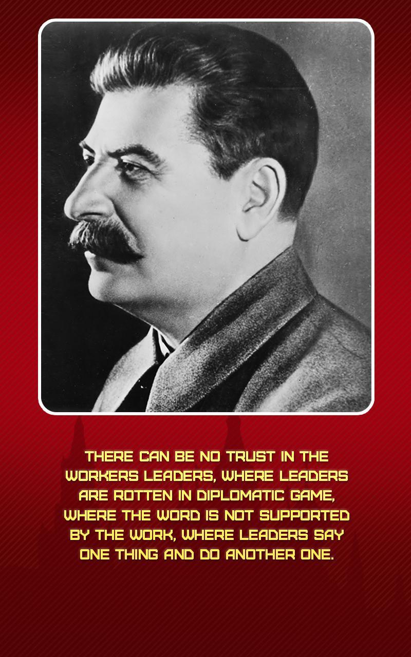 Stalin. Quotations.