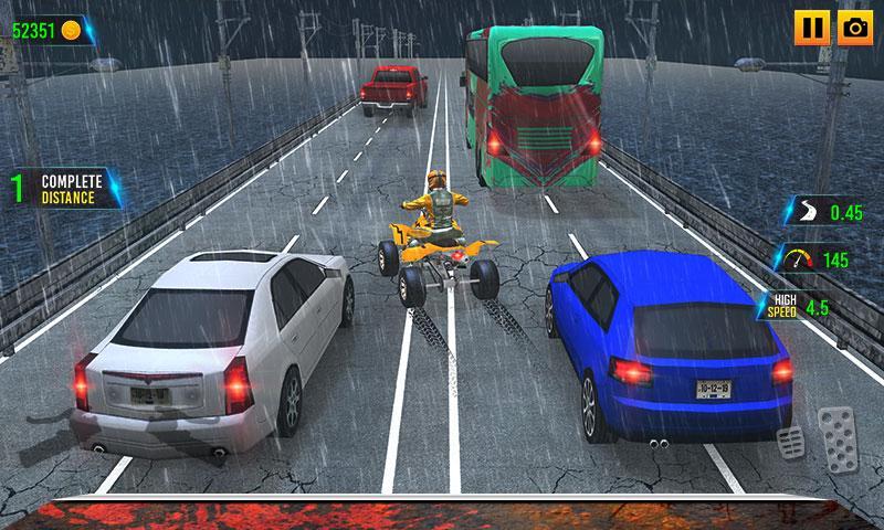 Endless Quad Bike Racing - ATV Traffic Simulator