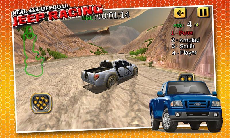 Real 4X4 Offroad Jeep Racing