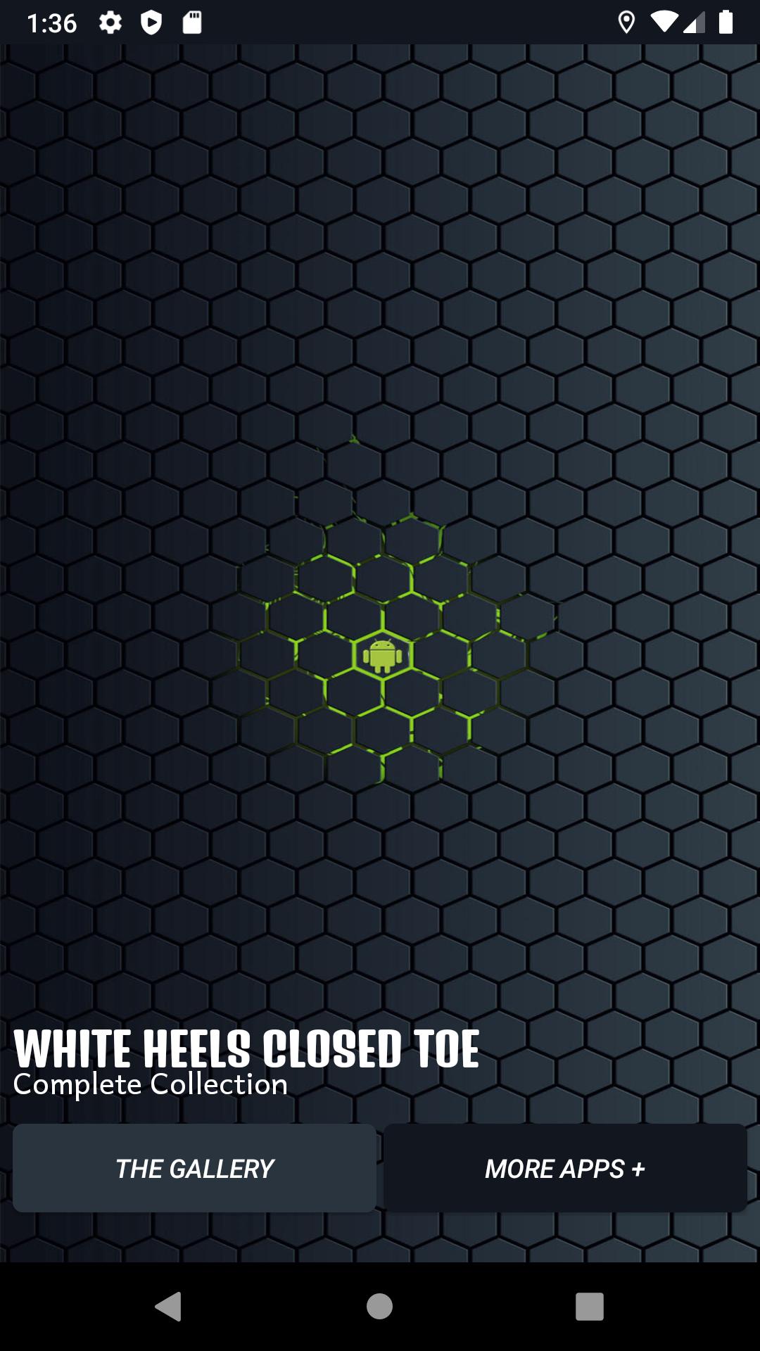 White Heels Closed Toe