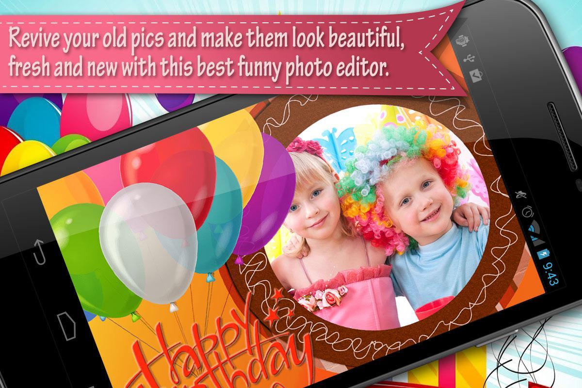 Happy Birthday Photo Frames App