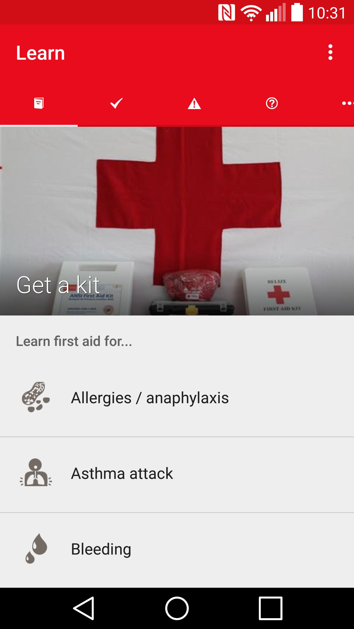 First Aid by SA Red Cross