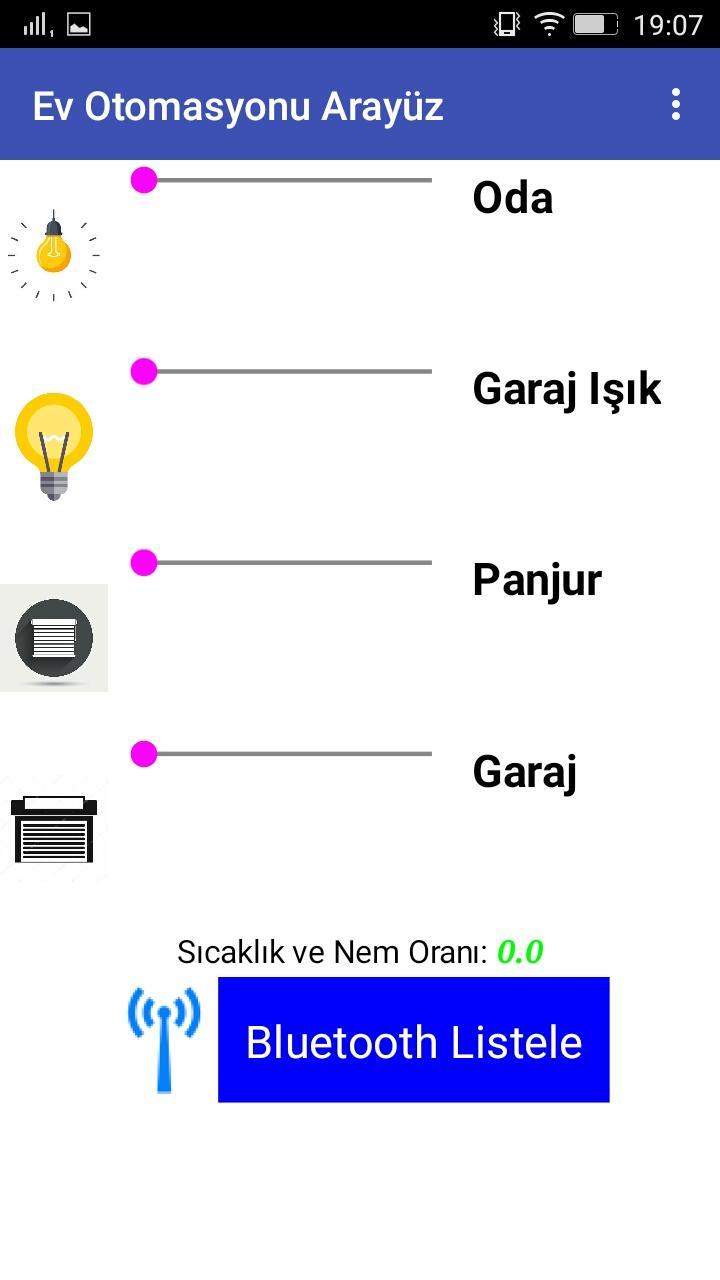 IOT Ev Otomasyonu Kontrol Paneli