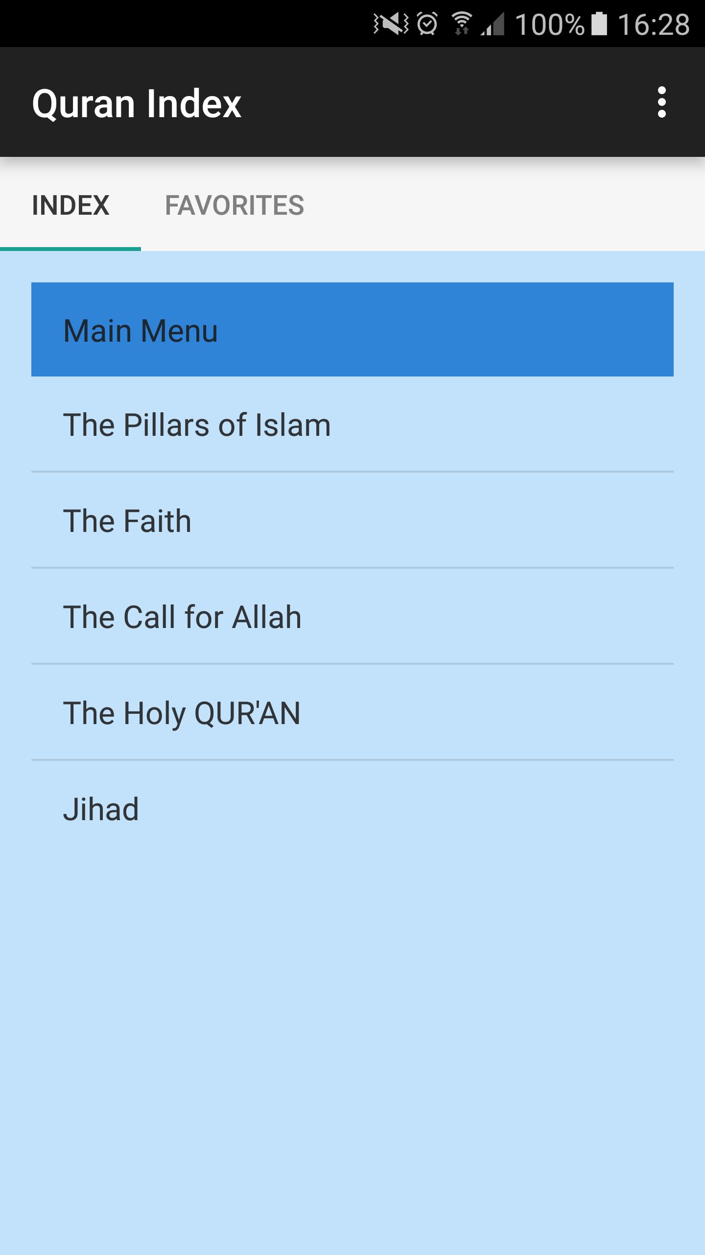 Quran Index