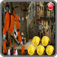 Bandicoot Crash run navi