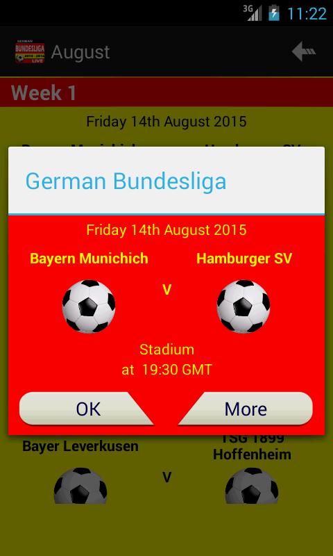 German Bundesliga 2015/16 Live