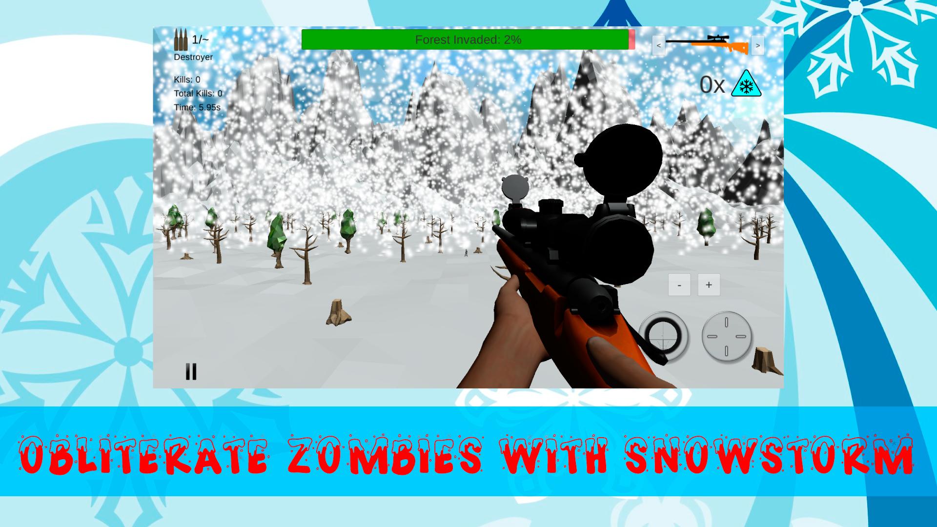 Winter Warrior Zombie Sniper