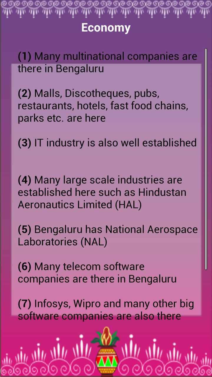 Bengaluru Info Guide