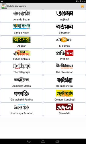 Kolkata Newspapers