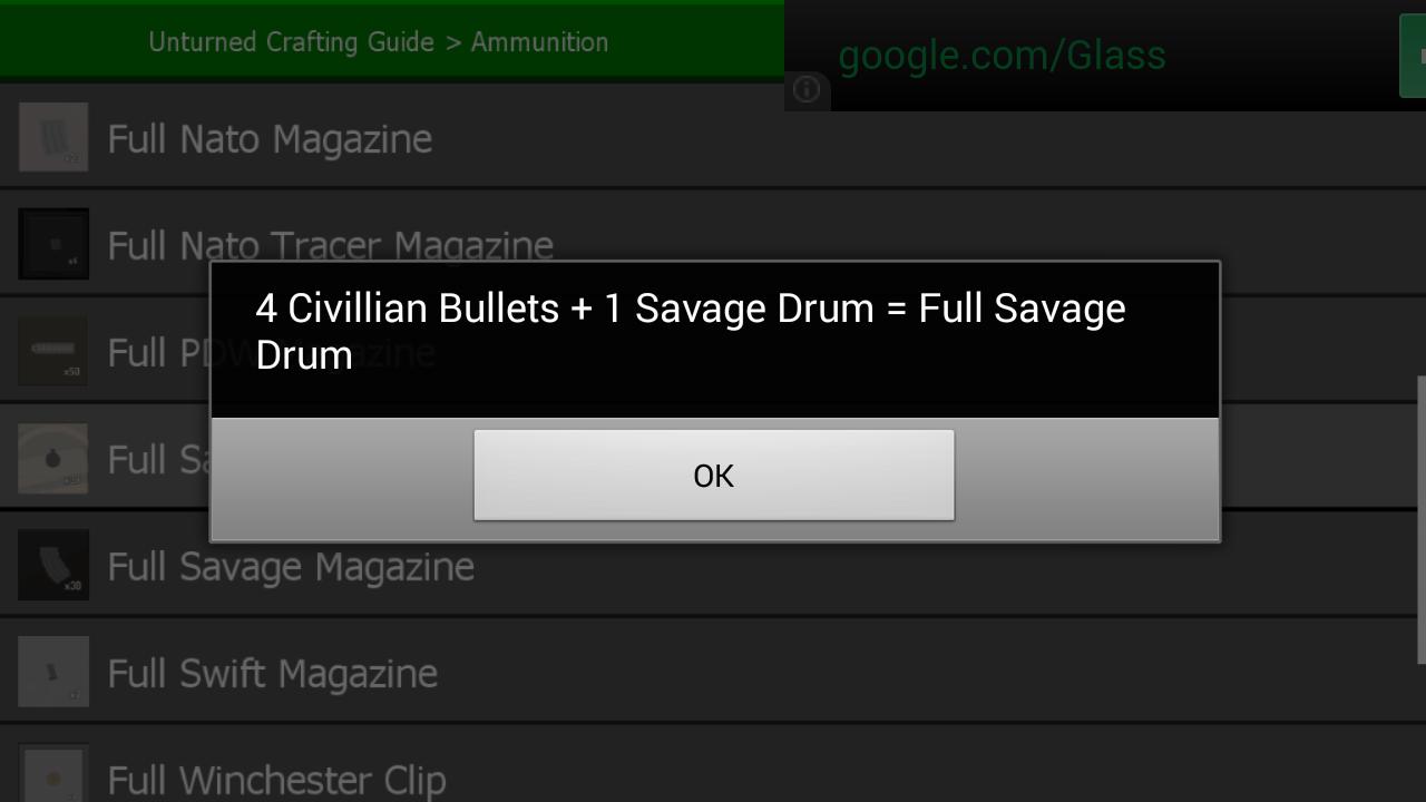 Unturned Crafting Guide