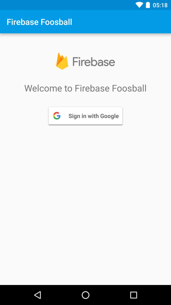 Firebase Foosball