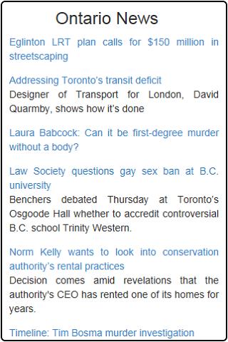 Toronto News