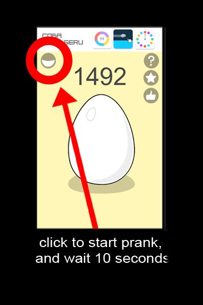 Egg call Valak scary prank