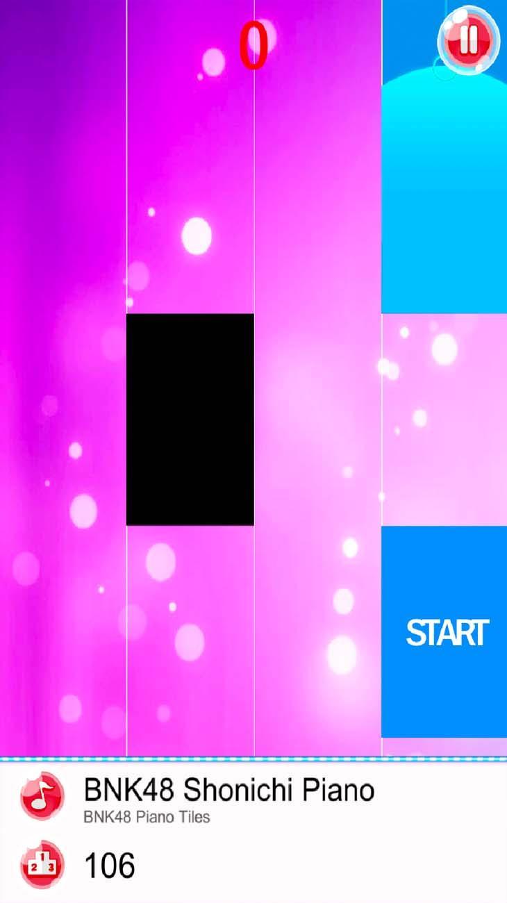 BNK48 Piano Tiles