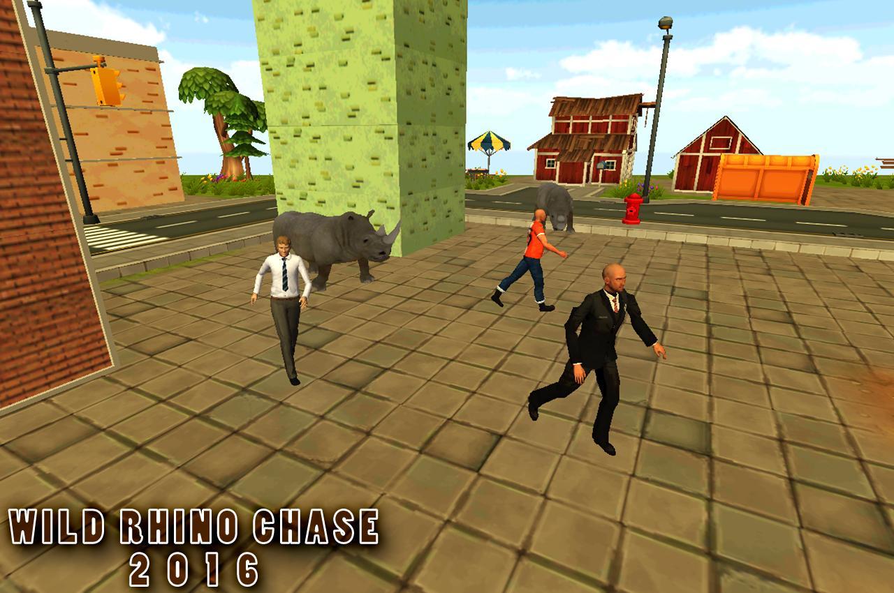 Wild Rhino Chase 2016