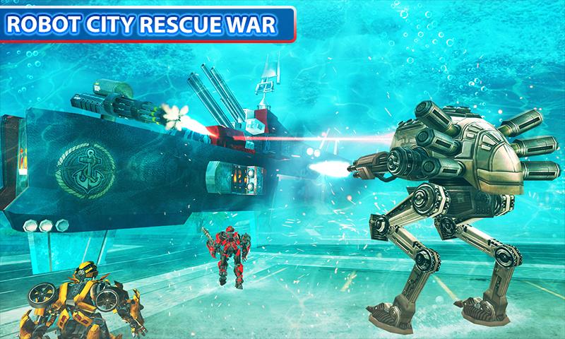 Underwater Submarine Multi Robot Fighting Games