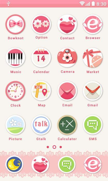 360 Mobile themes -Bowknot