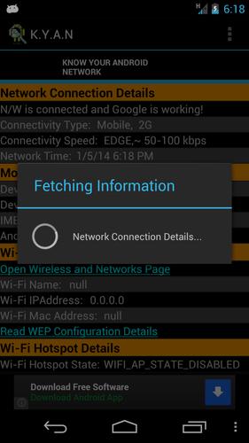 Know Your Android Network