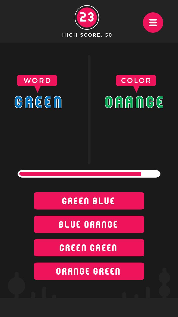 Stroop Quiz
