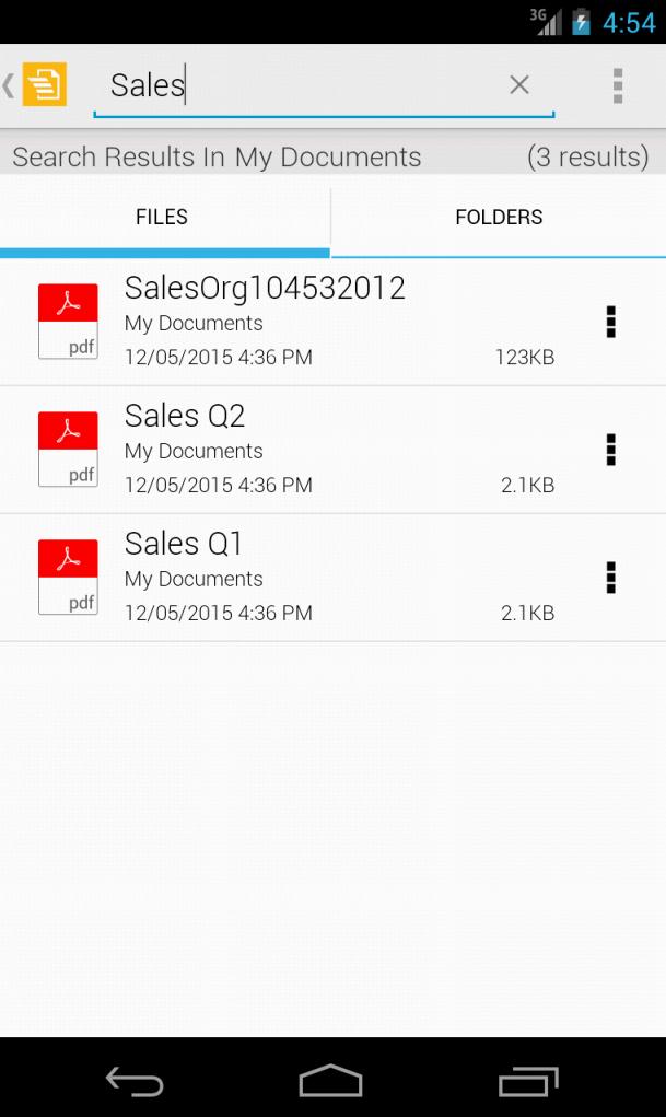 SAP Mobile Documents