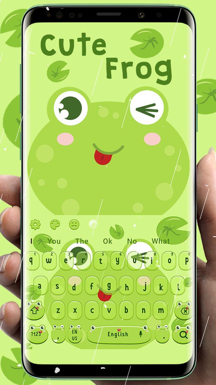 Cute Cartoon Frog Keyboard Theme
