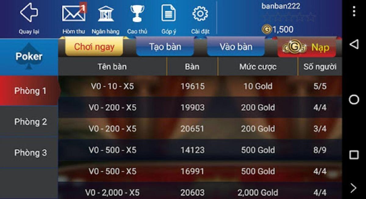 Game 3C - Game bai doi thuong 2018