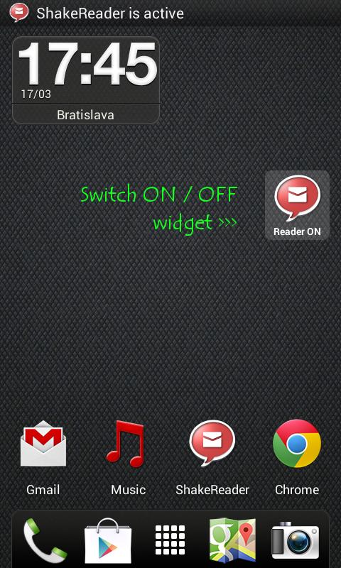 Shake Reader Lite [SMS reader]