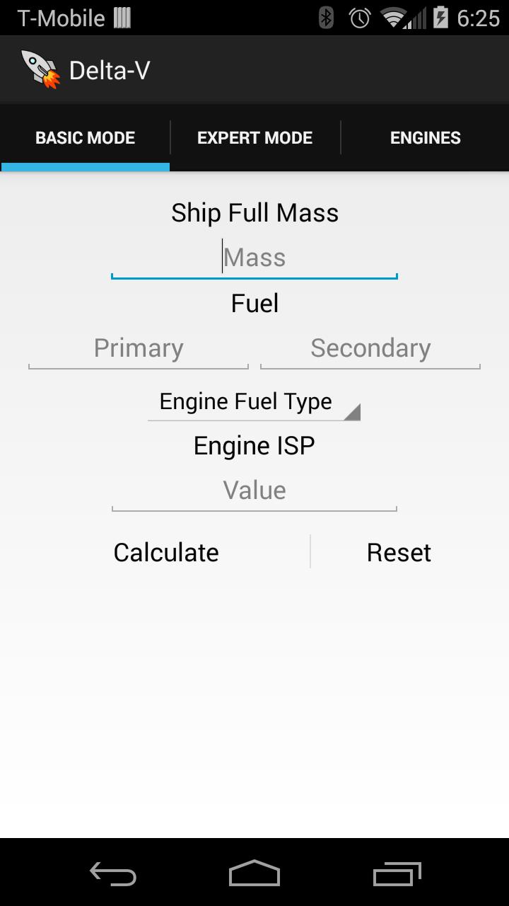 KSP Delta-V Calculator - OLD