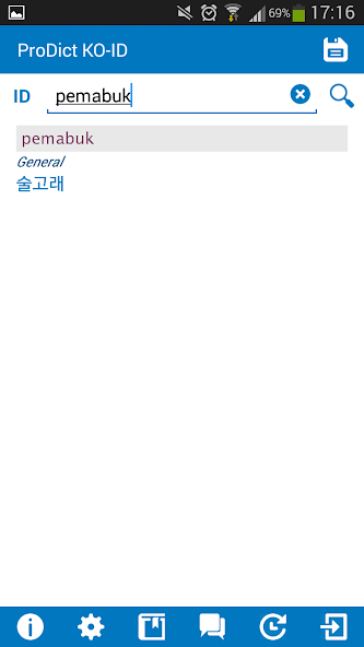 Korean - Indonesian dictionary