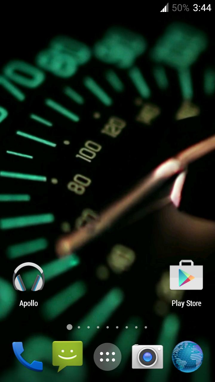 Speedometer 3D. Live Wallpaper